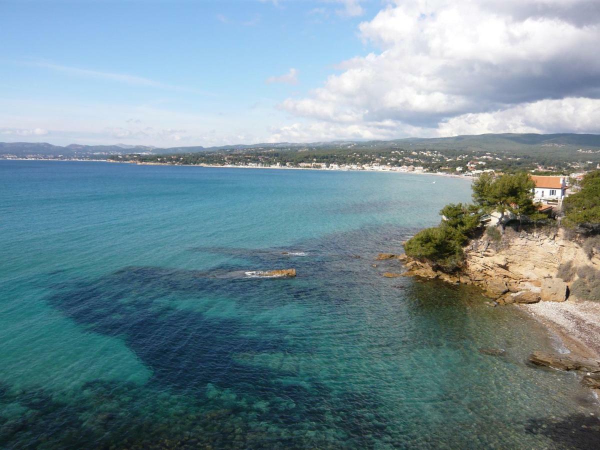 Les Palmiers Apartment Saint-Cyr-sur-Mer Luaran gambar